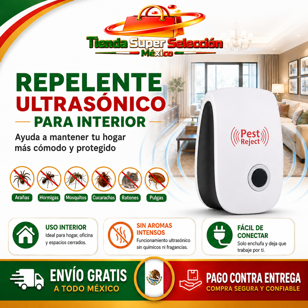 Repelente ultrasonico de plagas potente