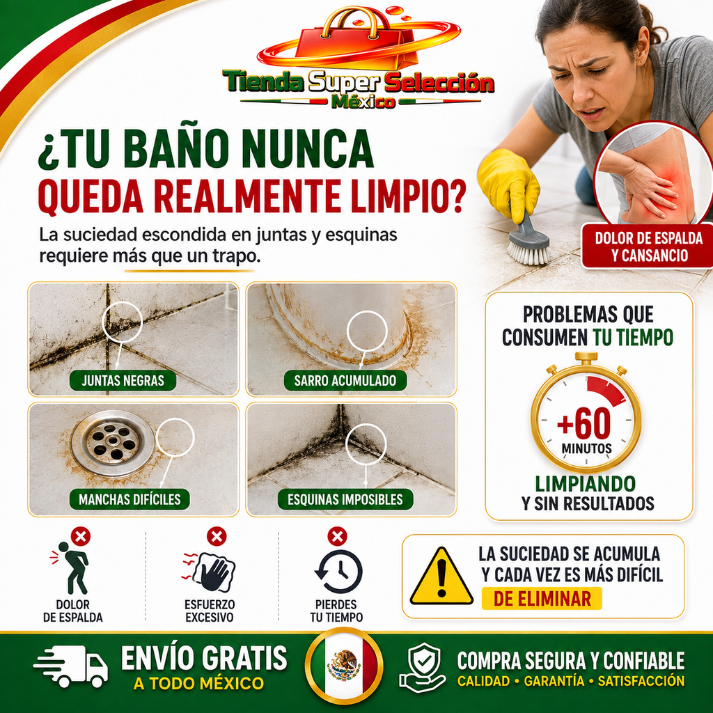 Cepillo Eléctrico Recargable  9 En 1 | Limpia Sin Esfuerzo
