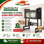 🍽️ AquaOrden Pro™ | Escurridor de Acero de 2 Niveles ✨ Más Orden y Espacio en tu Cocina🍽️